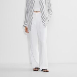 Aritzia Effortless Pants (Light Birch) (Size 4)